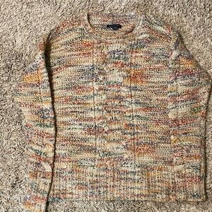 American Eagle Outfitters Multicolor Crewneck Sweater